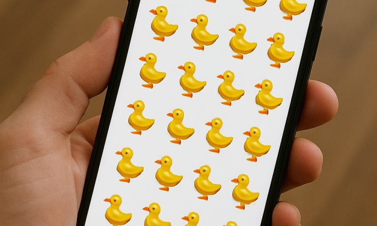 Mit üzen, ha valaki szerint a „kacsa” emoji flört?
